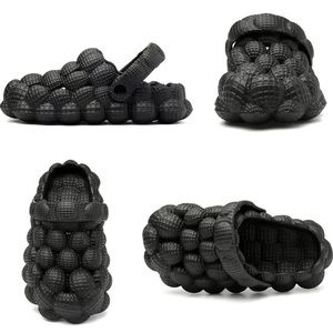 A daily black Bubble slide with strap